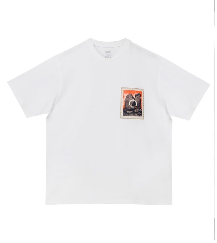 Mith of Stones Oversize Tshirt - Beyaz