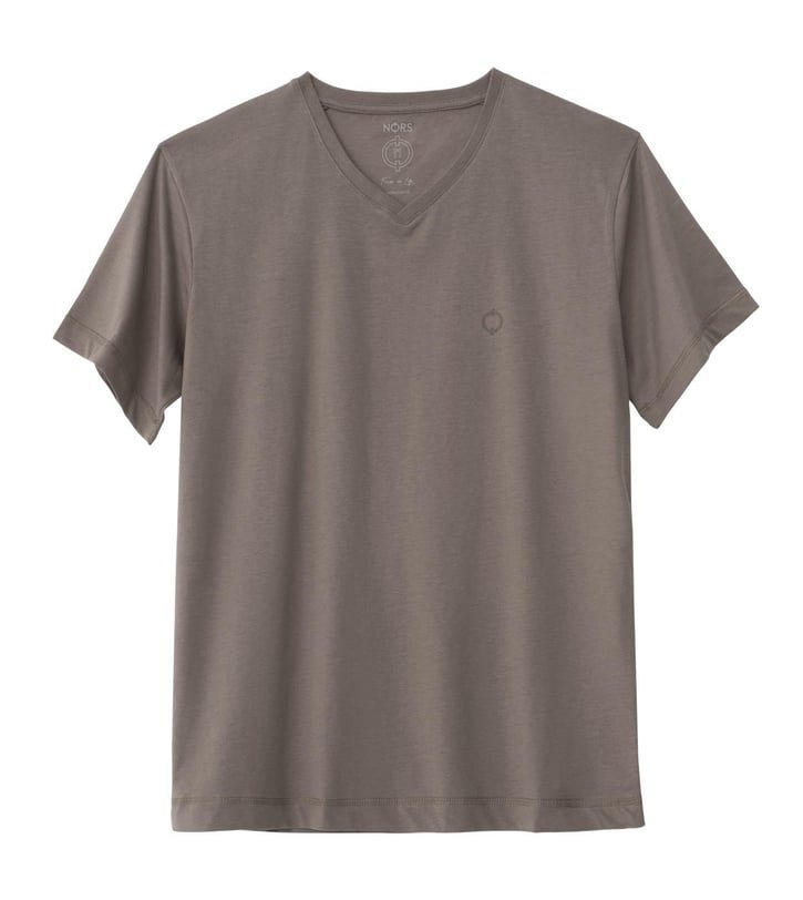 Regular V Yaka Tshirt - Beyaz